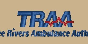 100-E-TRAA Embroider TRAA Three Rivers Ambulance Authority, Left Chest