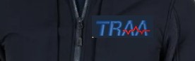 100-E-TRAAonly Embroider TRAA with Wave Sign Only - No Text, Left Chest