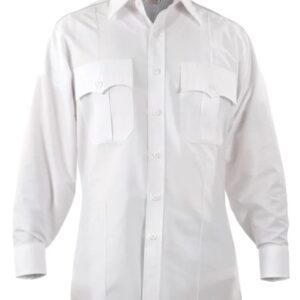 EB-P877WH Long Sleeve Paragon Plus Shirt, White NO CUSTOMIZATION - BLANK