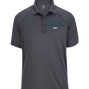 CES1517-SG Tactical Snag Proof Polo, Steel Grey with TRAA EMT Logo, Left Chest