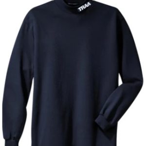 CPASK321-NV Mock TNeck, Interlock Knit with TRAA Embroidery on Collar Sizes 4X-6X
