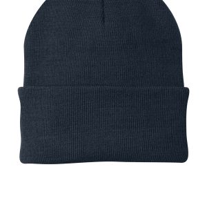 Embroidered Port Authority Fleece-Lined Knit Cap